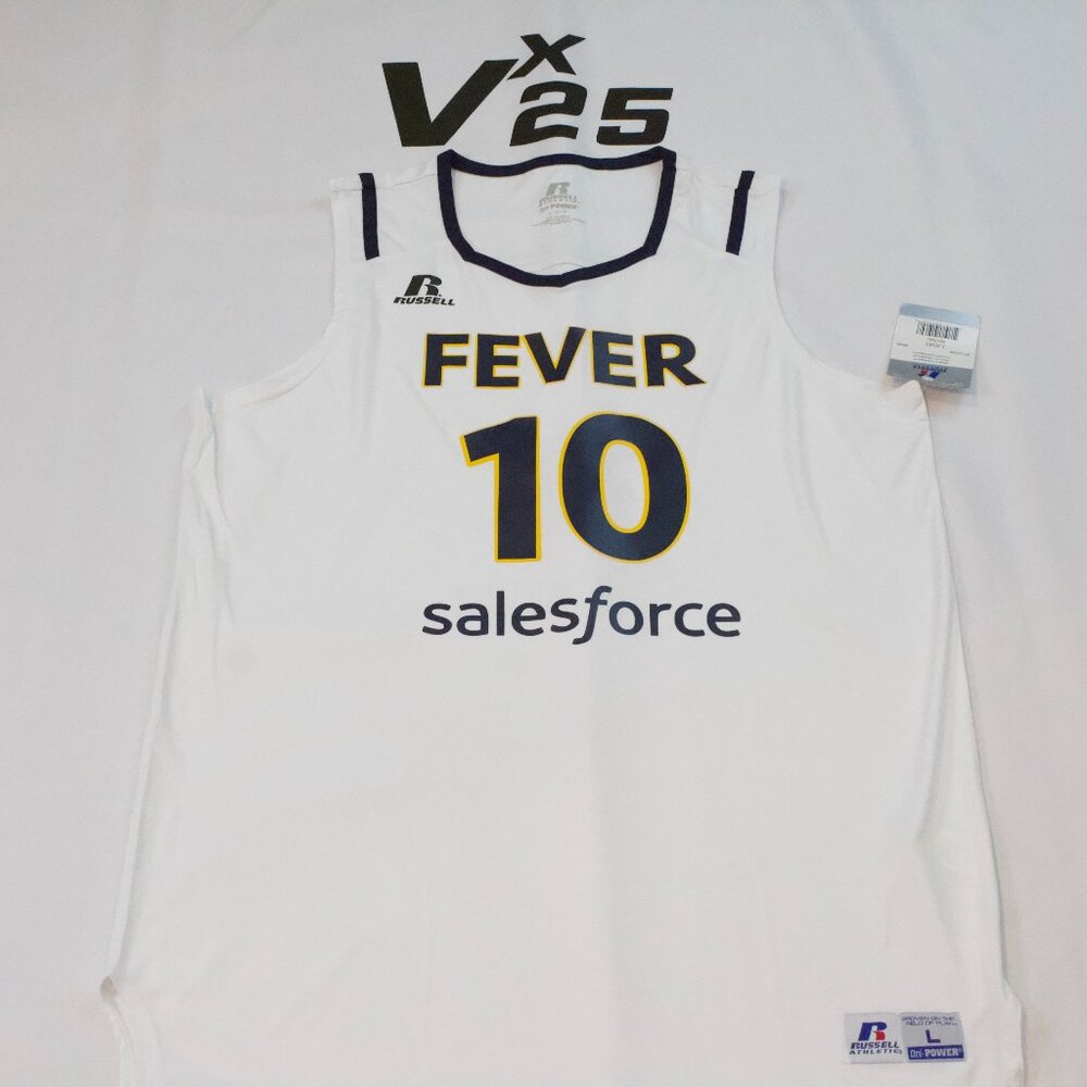 NEW Men's Indiana Fever Lexie Hull White Home Jersey Size Large
